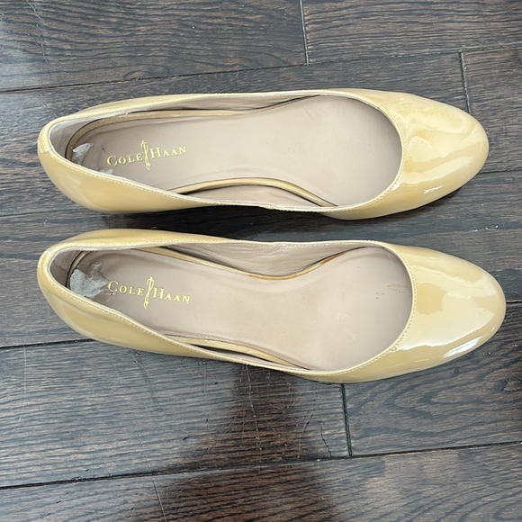 Cole Haan Nike Air Talia Beige Wedge 6.5/7 - Picture 6 of 10